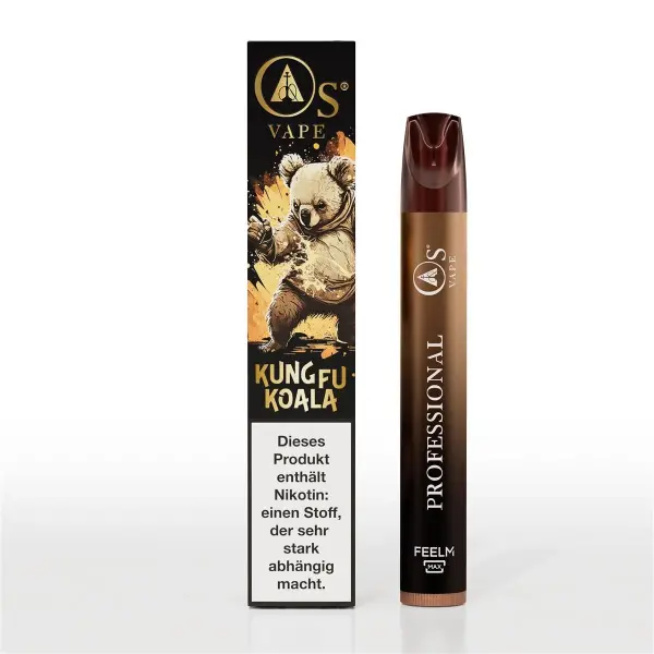 Os Tobacco Vape 750 - Kung Fu Koala - Einweg E-Shisha - mit Nikotin