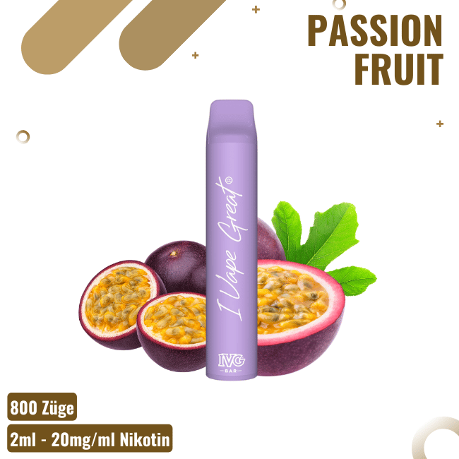 IVG Bar 800 - Passion Fruit