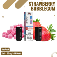 IVG 2400 Pod - Duo Pack - Strawberry Bubblegum