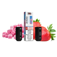 IVG 2400 Pod - Duo Pack - Strawberry Bubblegum