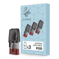 Elf Bar Mate500 - Refillable Pod - 3er Pack - 1,2 Ohm