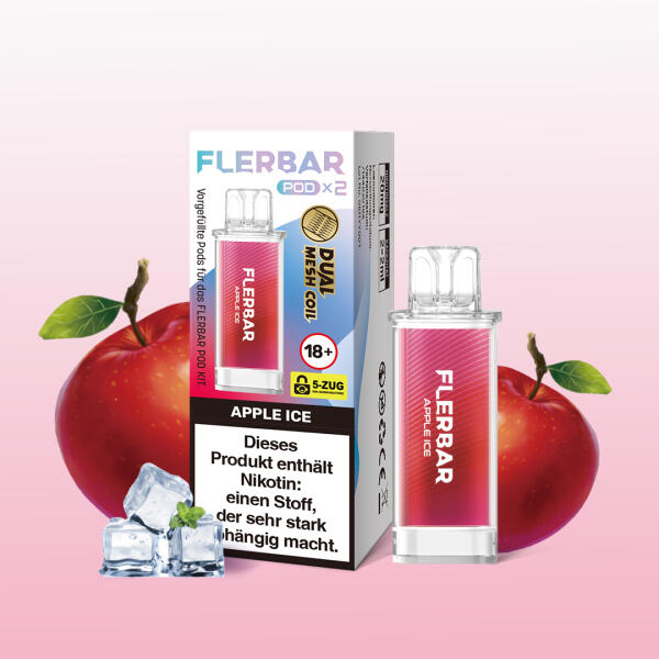 Flerbar Pods - Duopack - Apple Ice