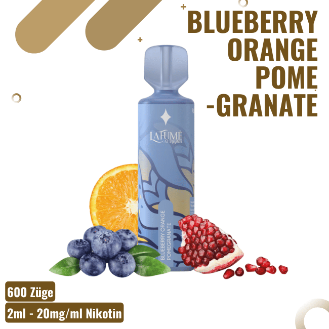 La Fume Aurora - Blueberry Orange Pomegranate - Einweg Vape