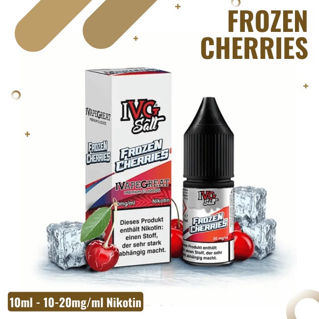 IVG Salt 10ml - Frozen Cherries - 10mg/ml