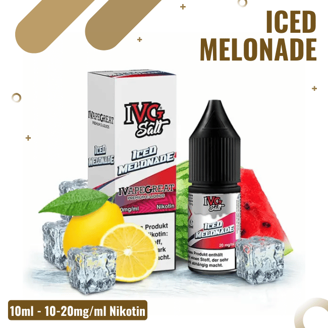 IVG Salt 10ml - Iced Melonade - 10mg/ml