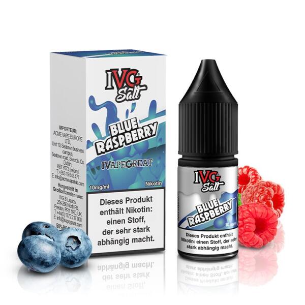 IVG Salt 10ml - Blue Raspberry - 10mg/ml