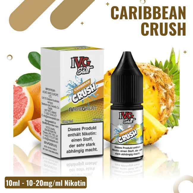 IVG Salt 10ml - Caribbean Crush - 10mg/ml