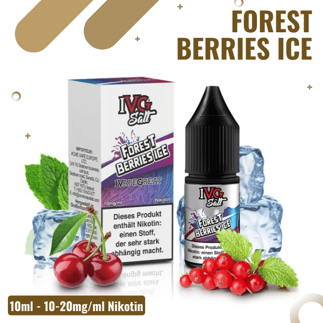 IVG Salt 10ml - Forest Berries Ice - 10mg/ml
