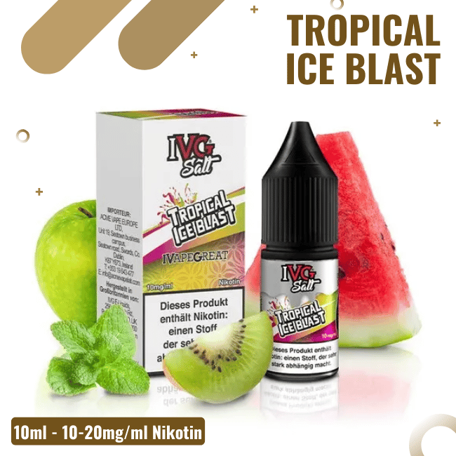 IVG Salt 10ml - Tropical Ice Blast - 10mg/ml