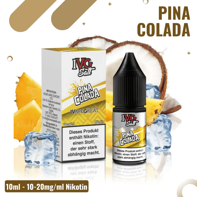 IVG Salt 10ml - Pina Colada - 10mg/ml