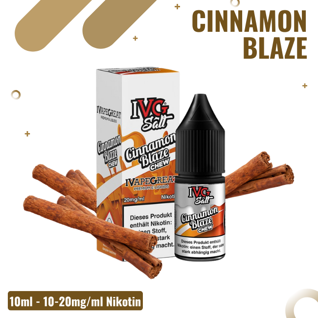 IVG Salt 10ml - Cinnamon Blaze - 10mg/ml