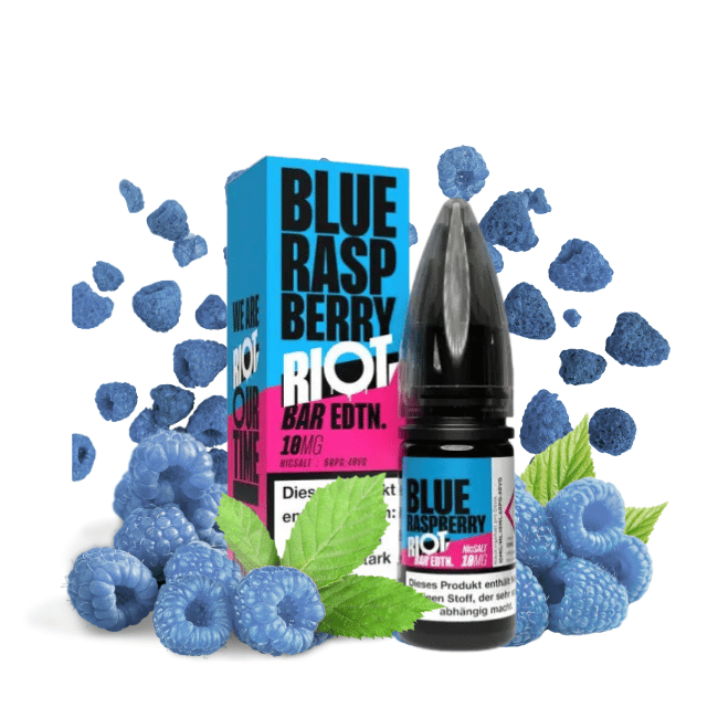Riot Salt BAR EDTN 10ml - Blue Raspberry - 10mg Nikotin