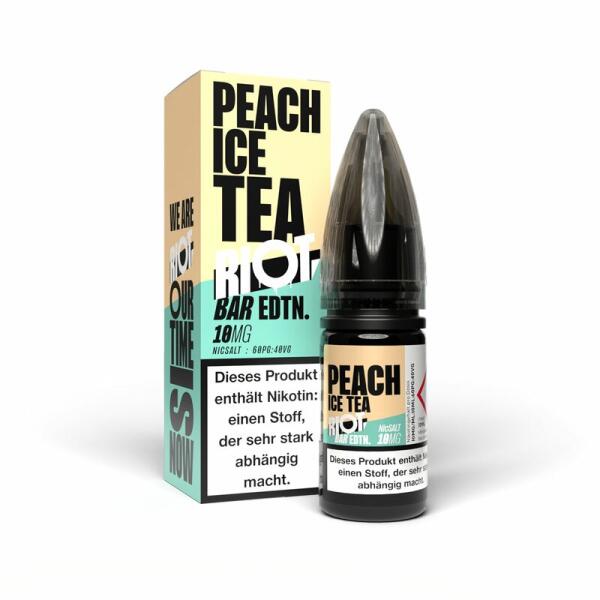 Riot Salt BAR EDTN 10ml - Peach Ice Tea - 10mg Nikotin
