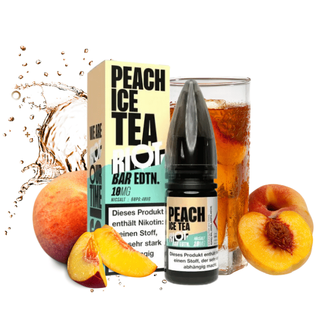 Riot Salt BAR EDTN 10ml - Peach Ice Tea - 10mg Nikotin