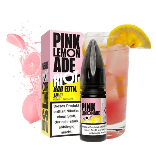 Riot Salt BAR EDTN 10ml - Pink Lemonade - 10mg Nikotin