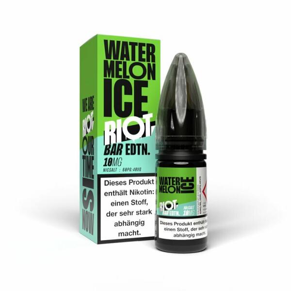 Riot Salt BAR EDTN 10ml - Watermelon Ice - 10mg Nikotin