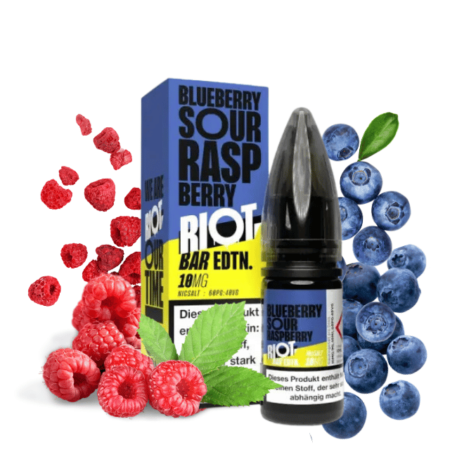 Riot Salt BAR EDTN 10ml - Blueberry Sour Raspberry - 20mg Nikotin