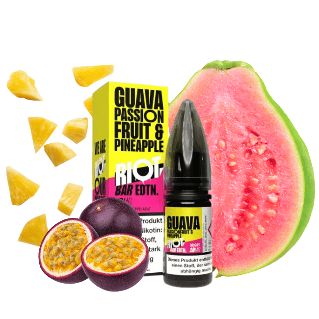 Riot Salt BAR EDTN 10ml - Guava Passionfruit Pineapple - 20mg Nikotin
