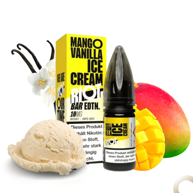 Riot Salt BAR EDTN 10ml - Mango Vanille Ice Cream - 20mg Nikotin