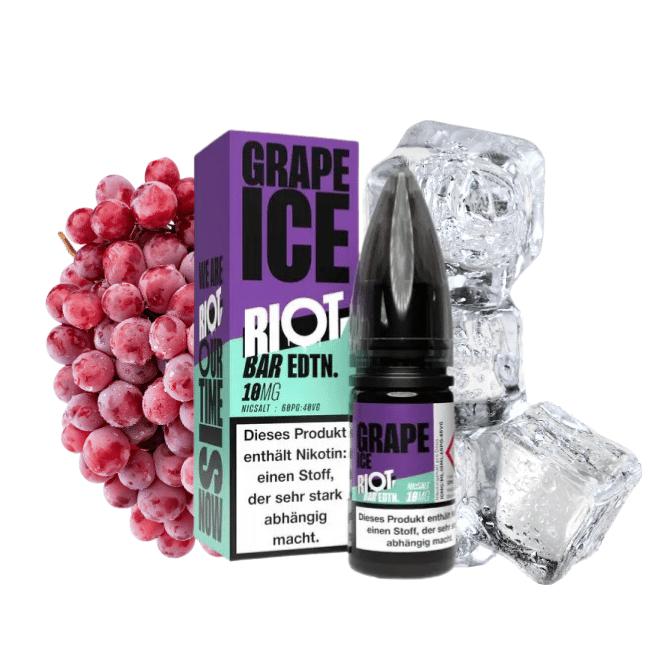 Riot Salt BAR EDTN 10ml - Grape Ice - 20mg Nikotin