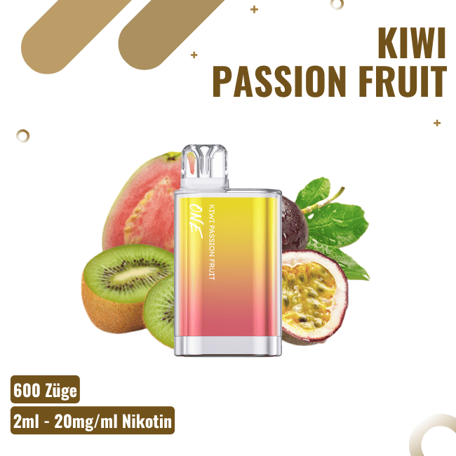 Amare Crystal One - Kiwi Passion Fruit - Einweg Vape - 20mg/ml Nikotin