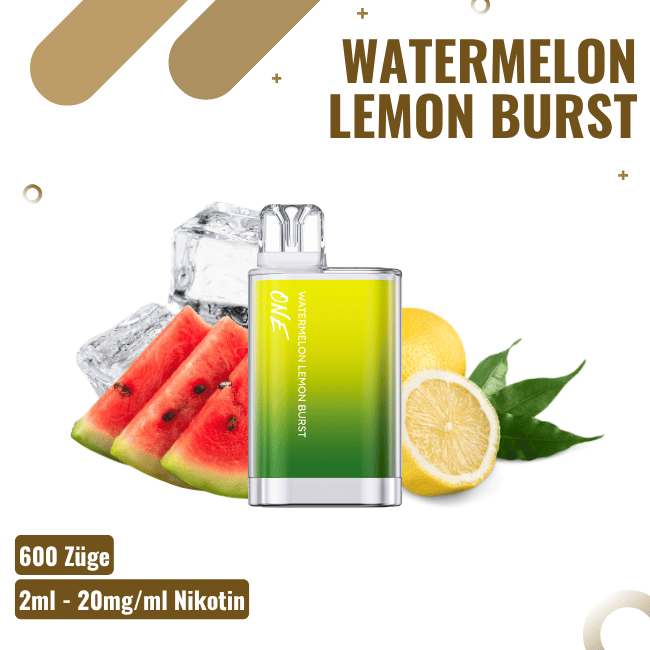 Amare Crystal One - Watermelon Lemon Burst - Einweg Vape - 20mg/ml Nikotin