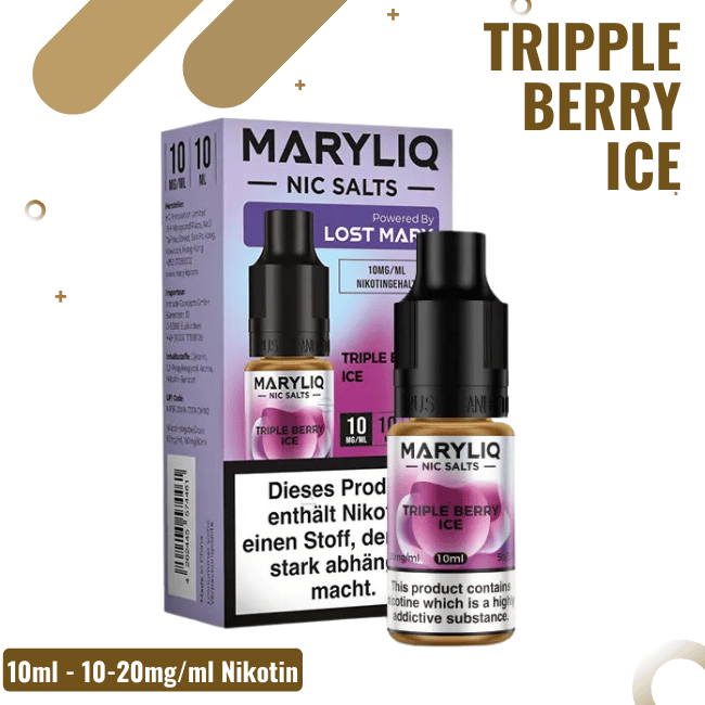 Maryliq Lost Mary 10ml - 10mg Nikotin Triple Berry Ice