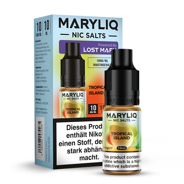 Maryliq Lost Mary 10ml - 10mg Nikotin Tropical Island