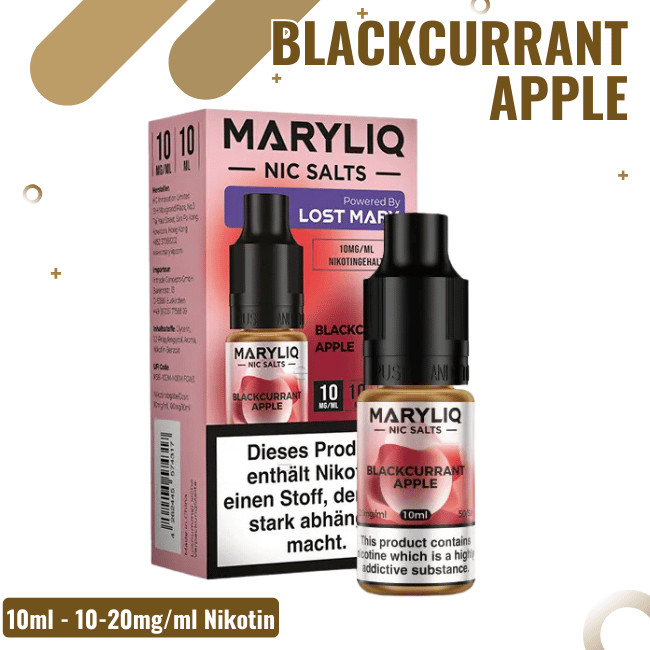 Maryliq Lost Mary 10ml - 20mg Nikotin Blackcurrant Apple