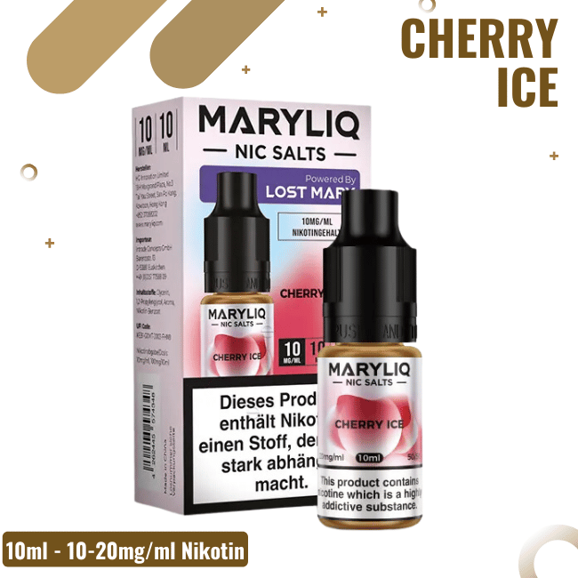 Maryliq Lost Mary 10ml - 20mg Nikotin Cherry Ice