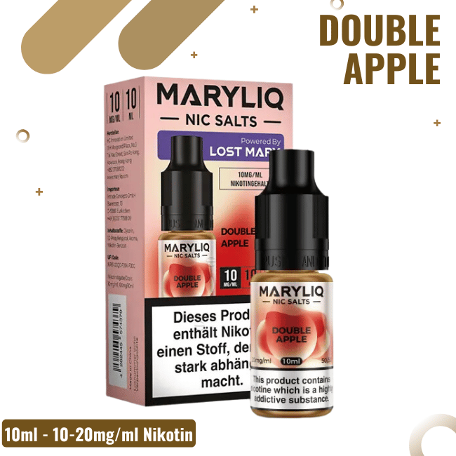 Maryliq Lost Mary 10ml - 20mg Nikotin Double Apple