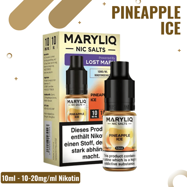 Maryliq Lost Mary 10ml - 20mg Nikotin Pineapple Ice