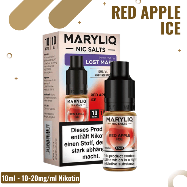 Maryliq Lost Mary 10ml - 20mg Nikotin Red Apple Ice