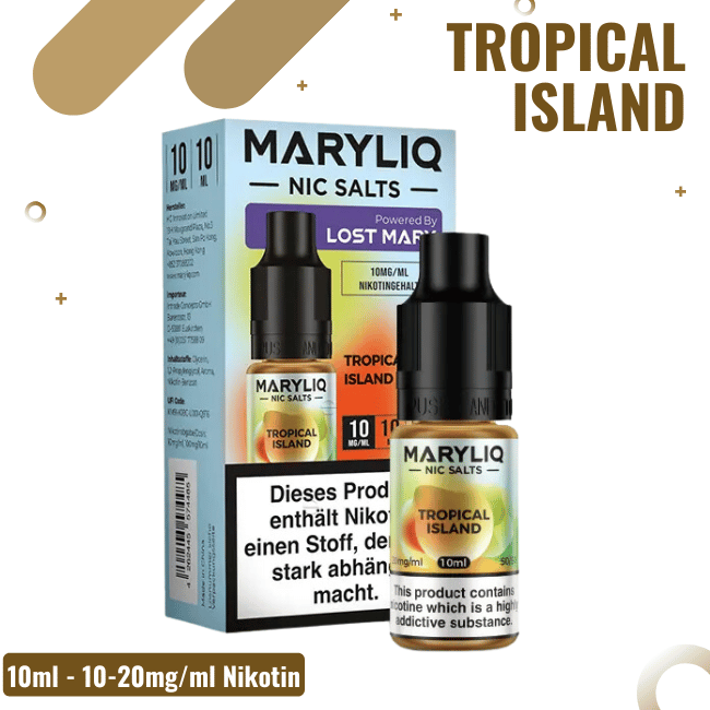 Maryliq Lost Mary 10ml - 20mg Nikotin Tropical Island