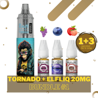 Randm Tornado Vape 7000 - Elfliq 20mg/ml - Liquid Bundle #1