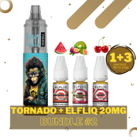 Randm Tornado Vape 7000 - Elfliq 20mg/ml - Liquid Bundle #2