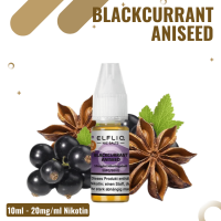 Elf Bar Elfliq 10ml - Blackcurrant Aniseed - 20mg Nikotin