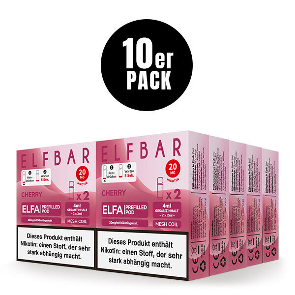 10er Pack Elf Bar ELFA Pods - Cherry