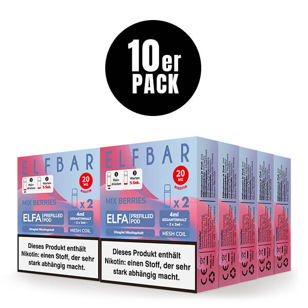 10er Pack Elf Bar ELFA Pods - Mix Berries