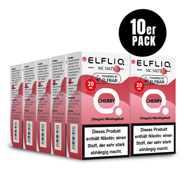 10er Pack Elf Bar Elfliq - Cherry - 20mg/ml