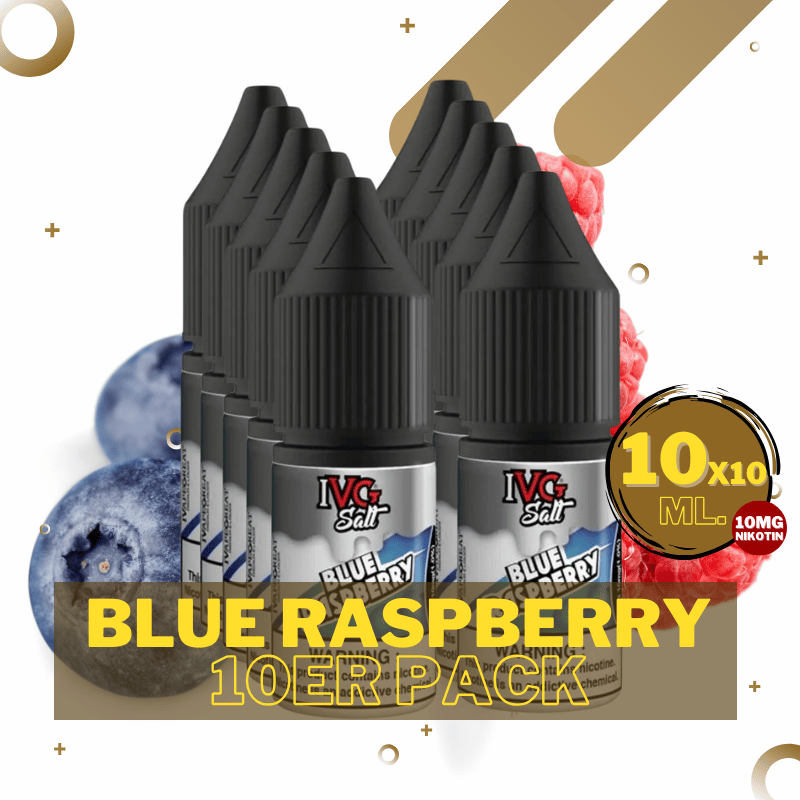 10er Pack IVG Salt - 10mg/ml Blue Raspberry