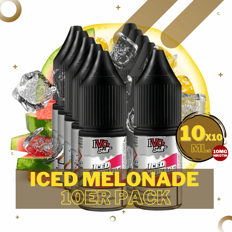 10er Pack IVG Salt - 10mg/ml Iced Melonade