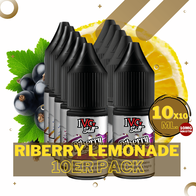 10er Pack IVG Salt - 10mg/ml Riberry Lemonade