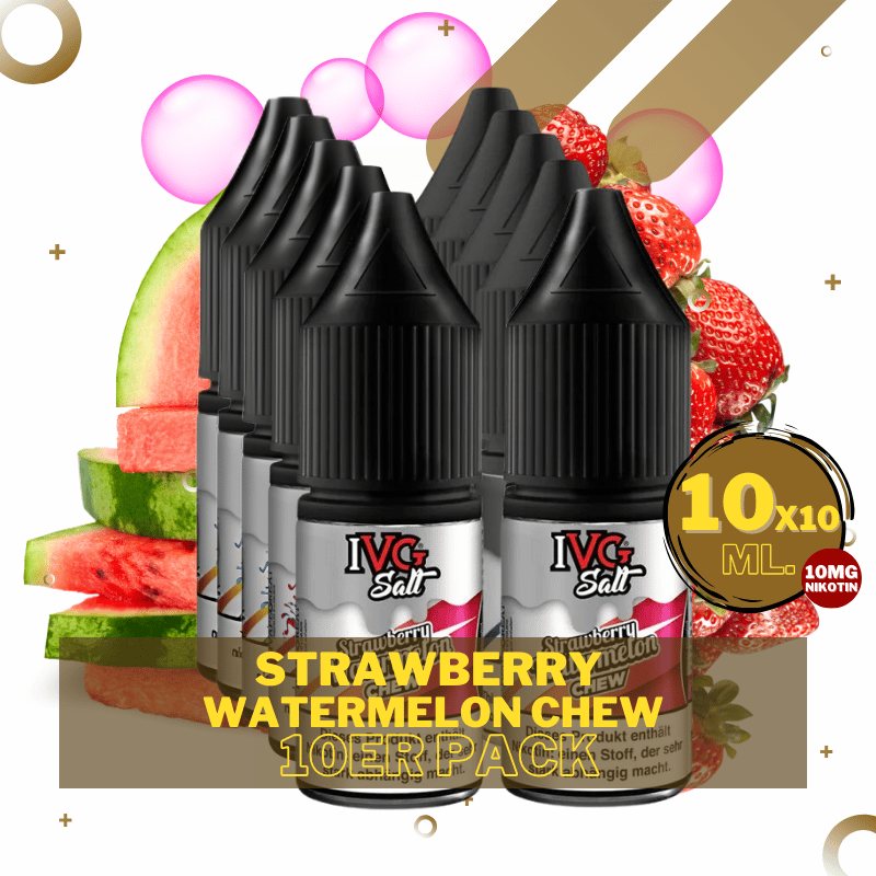 10er Pack IVG Salt - 10mg/ml Strawberry Watermelon