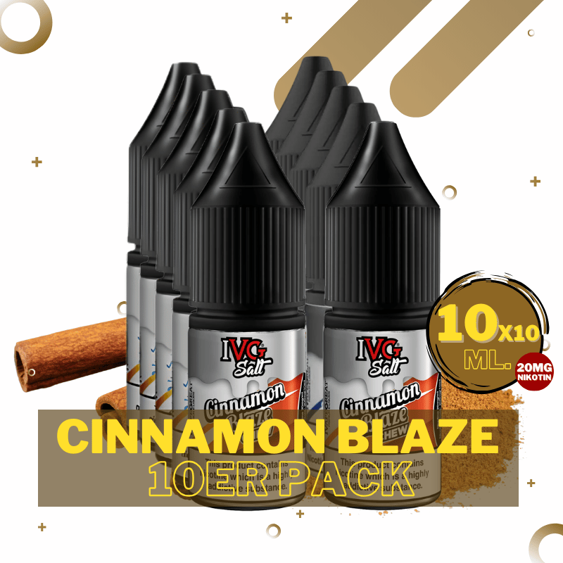 10er Pack IVG Salt - 20mg/ml Cinnamon Blaze