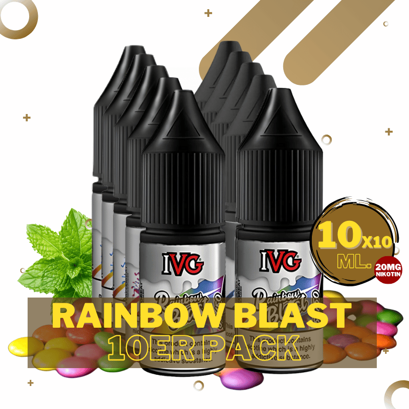10er Pack IVG Salt - 20mg/ml Rainbow Blast