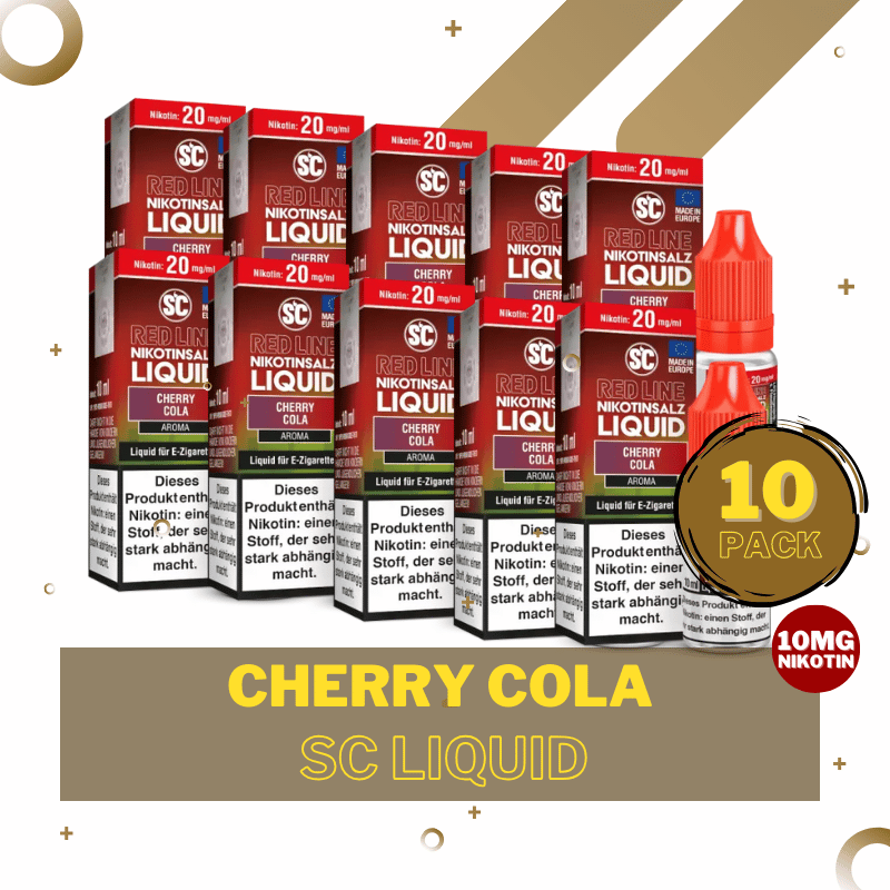 10er Pack SC Liquid - 10mg/ml Cherry Cola