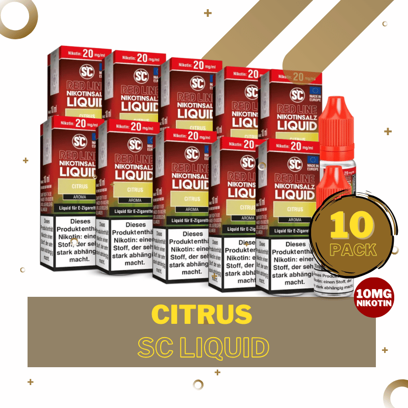 10er Pack SC Liquid - 10mg/ml Citrus