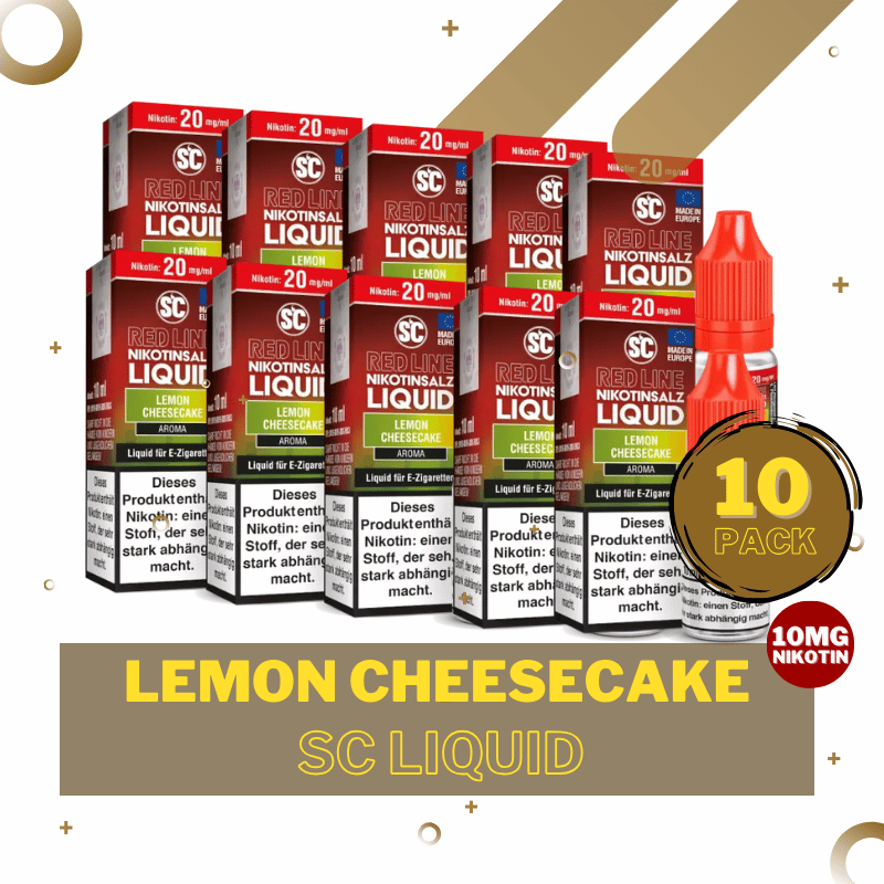 10er Pack SC Liquid - 10mg/ml Lemon Cheesecake