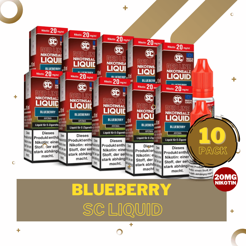 10er Pack SC Liquid - 20mg/ml Blueberry